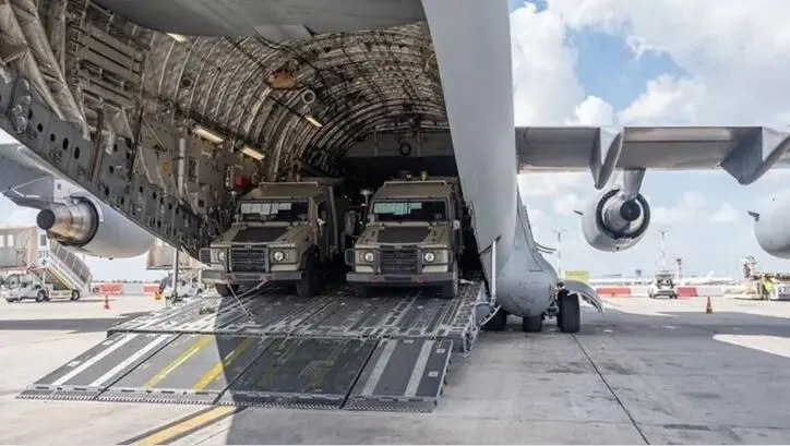 הגעתם של 10 מטוסי תובלה צבאיים אמריקאים לתל אביב ערב תקיפה אפשרית באיראן ערוץ הטלוויזיה "קאן" של ישראל הודי…