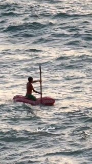 مشاهد من البحر في غزة تُظهر الحياة اليومية