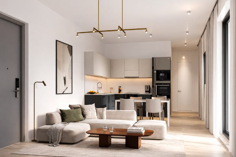 2-bed covered-veranda apartment in Ypsonas, Limassol