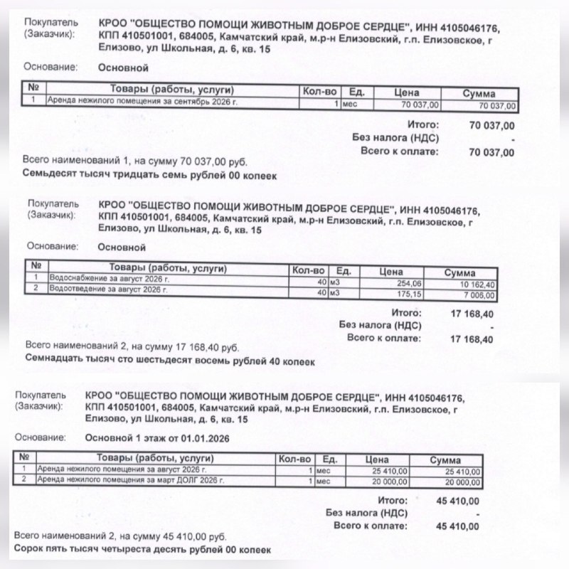 Мы объявляем сбор на аренду приюта!
Это...