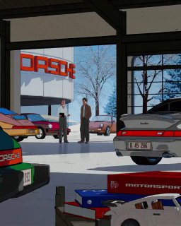 Porsche выпустил рождественский мультик в аниме стилистике — всю красоту нарисов