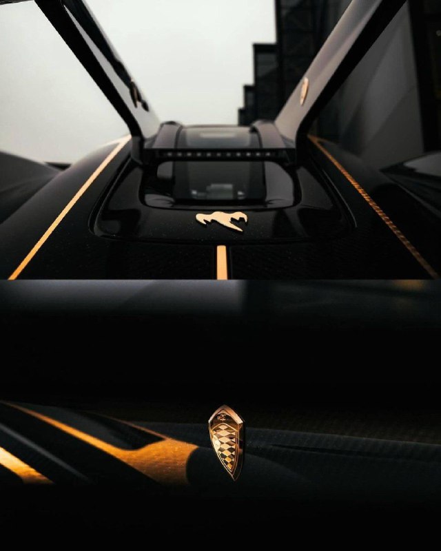Koenigsegg Jesko с элементами с 24-каратным золотом 9