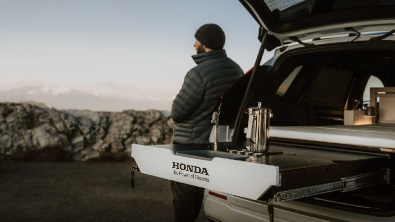 К 30-летию Honda CR-V, кроссовер переоборудовали в кемпер 6