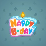 B-Day Candle #205