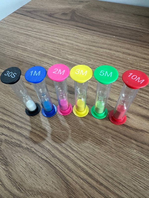 Набор песочные часы с разным таймером — 5 лари за все — фото 1