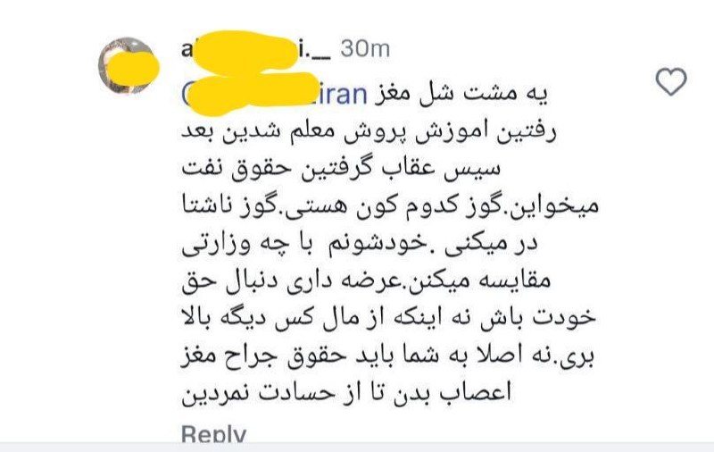 کانال عدالت آموزشی، مزبان حبیبی: این یابو حداقل ده برابر یک دکترای تخصصی ریاضی فارغ‌التحصیل از دانشگاه‌های دولتی که معلم شده، حقوق می‌گیرد، احتمالا تصور 