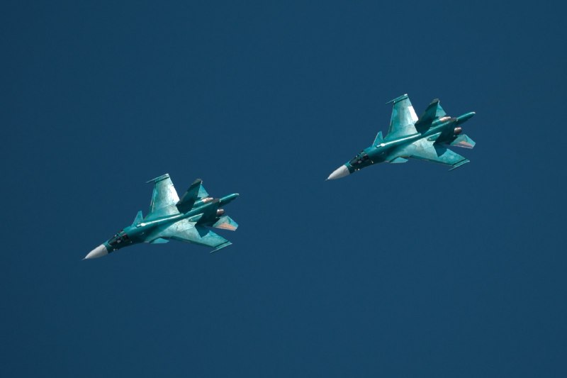 🔴 מטוסי קרב SU-34 אפס קילומטרים של חיל האוויר הרוסי