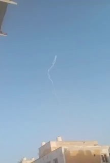The Iranian Air Defense launched a surface-to-air missile (SAM) at an aircraft over Kashem Island in the Strait of Hormuz.