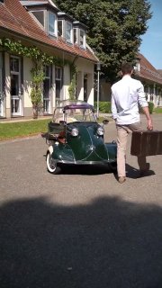 This 1953 Messerschmitt Kabinenroller is a three wheeled microcar inspired by aircraft engineering and remains one of the most collectible microcars ever built.Did you know? 🎓