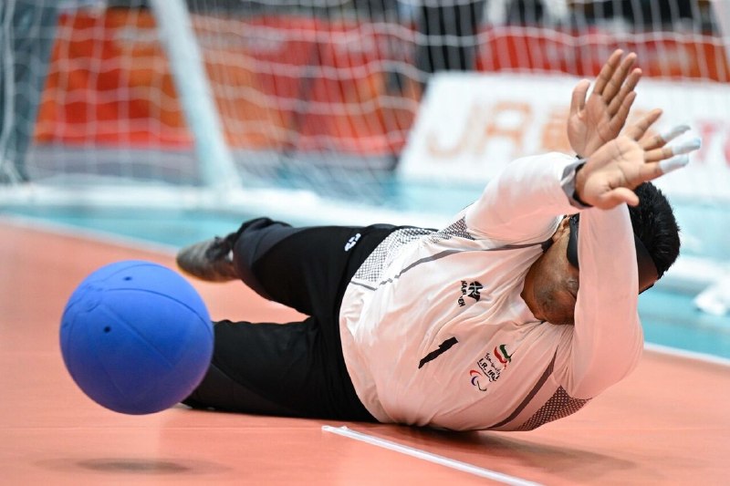 Nagoya Para-Asia Games; Iran's goal ball was defeated by China.