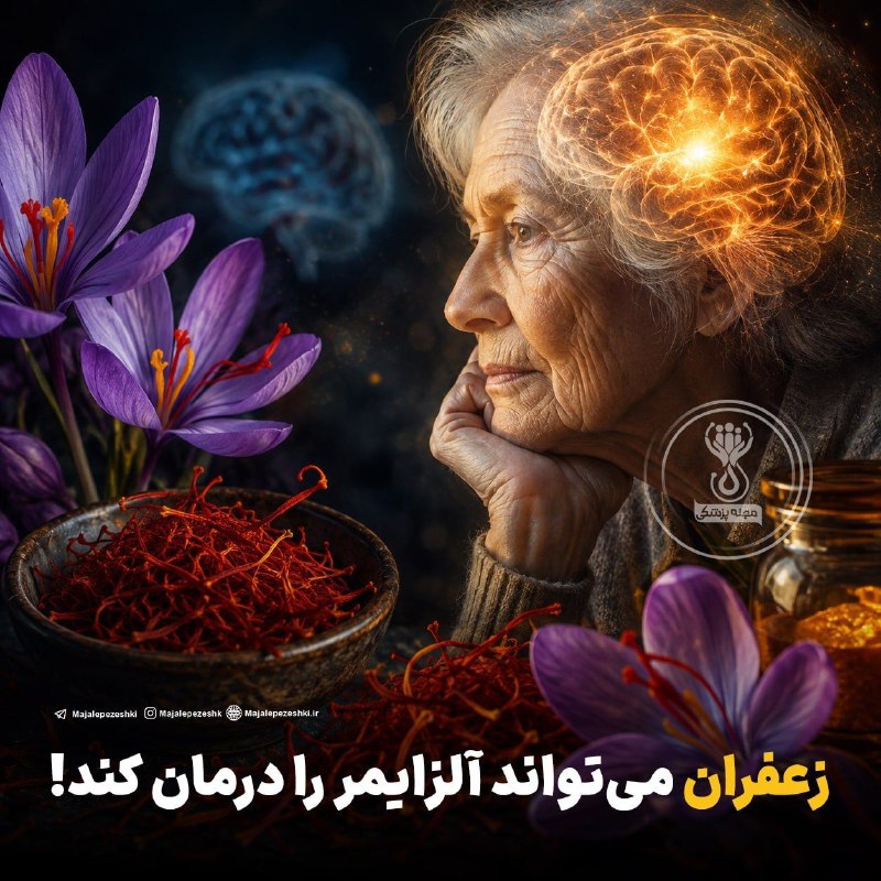 کانال خبری سراب روانسر: زعفران می‌تواند آلزایمر را درمان کند!◽️پژوهش‌های جدید نشان می‌دهند ترکیبات فعال زعفران، از جمله کروسین و سافرانال، ممکن 