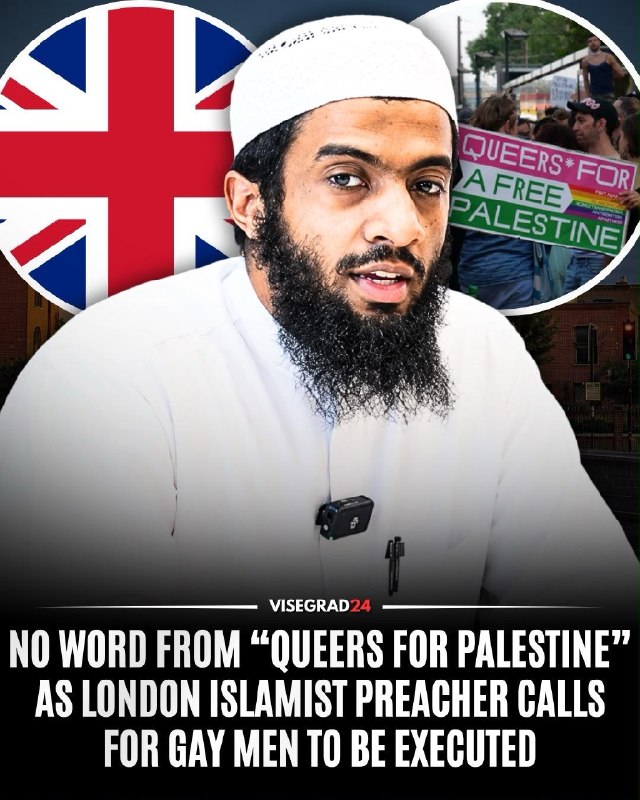 Islamist preacher Yassin Muni told worshipers at a London mosque that sex between men is a "crime" for which both men should be executed under Sharia law.