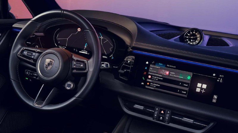 Раскрыт интерьер электрического Porsche Macan — официальные изображения 2