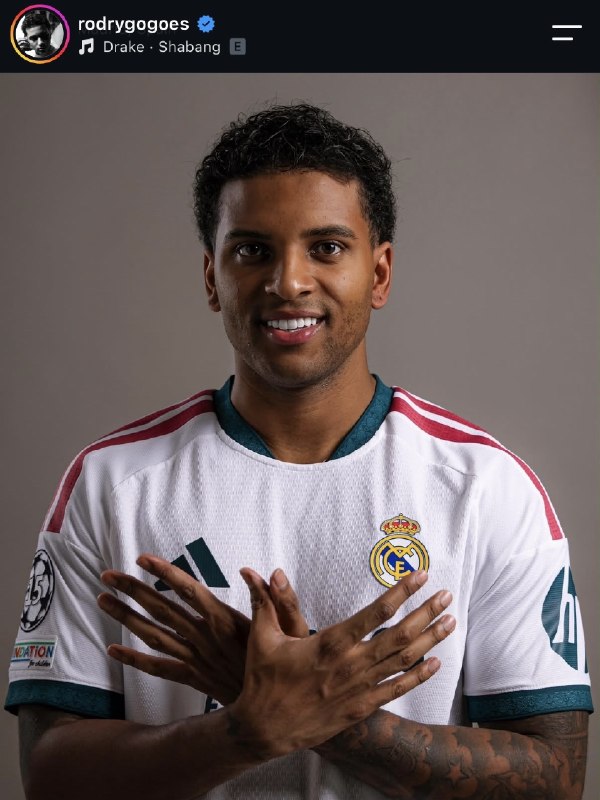 رئال مادرید | Real Madrid: 👤پست رودریگو در اینستاگرام 📱👑@FCRealMadrid |