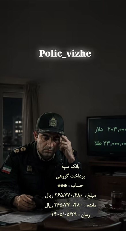 IRAN NEWS | ایران نیوز: ❗پست حق یک پیج مرتبط به پلیس یگان ویژه تهران@iRan_NiUs