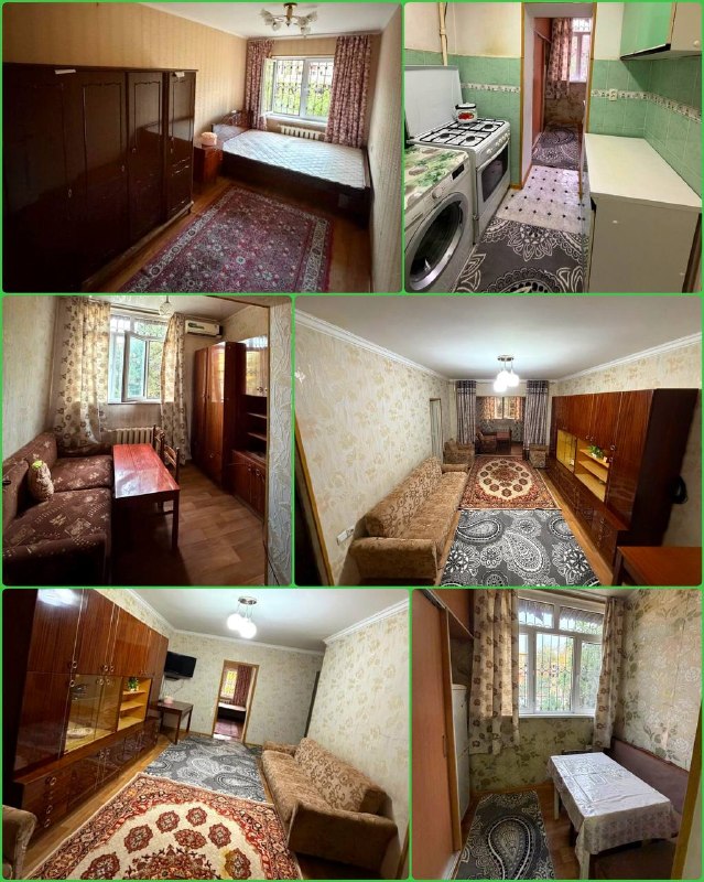 •Аренда:- Мирабадский район, Электроаппарат, парк Фуркат.- 2 комнатная, 3 этаж, 5 этажный дом, хороший ремонт, мебель и техника, интернет, цена: 450$------------------------------------✏️ Telegram 👉 