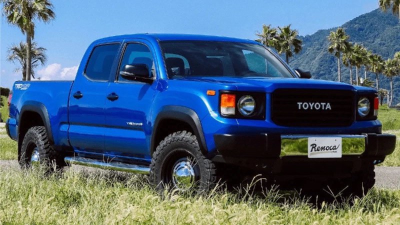 Японские тюнеры создали ретро-обвес для Toyota Tacoma