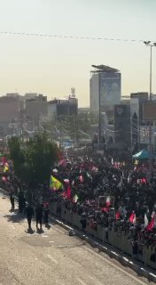 בכל המימדים.. תיעוד מראה את גודל ההשתתפות של מיליון איש בהלווייתו של האימאם שנהרג בנג'ף אלאשרף