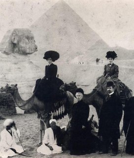 A Mexican family traveling through Egypt. 1860.Time Machine | Historical Photo