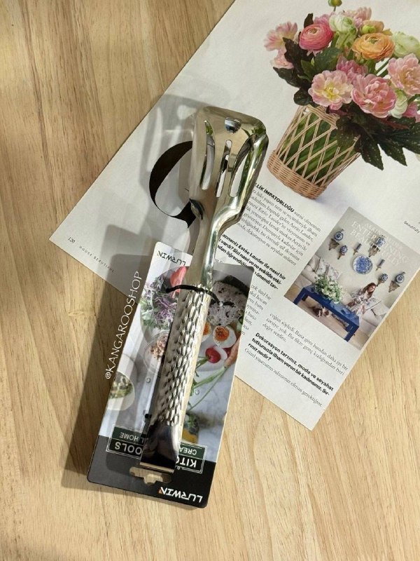 Kangarooshop: ⭐️ انبر سالاد کد x245🔼طول : 24 cm🔼📦۲۴۰ عدد🔼قیمت : ۱۶۸/۰۰۰ ت🆔كانال فروشگاه👇🏻@KangarooshopII ☎️📞 :"شماره هاى تماس"09392755