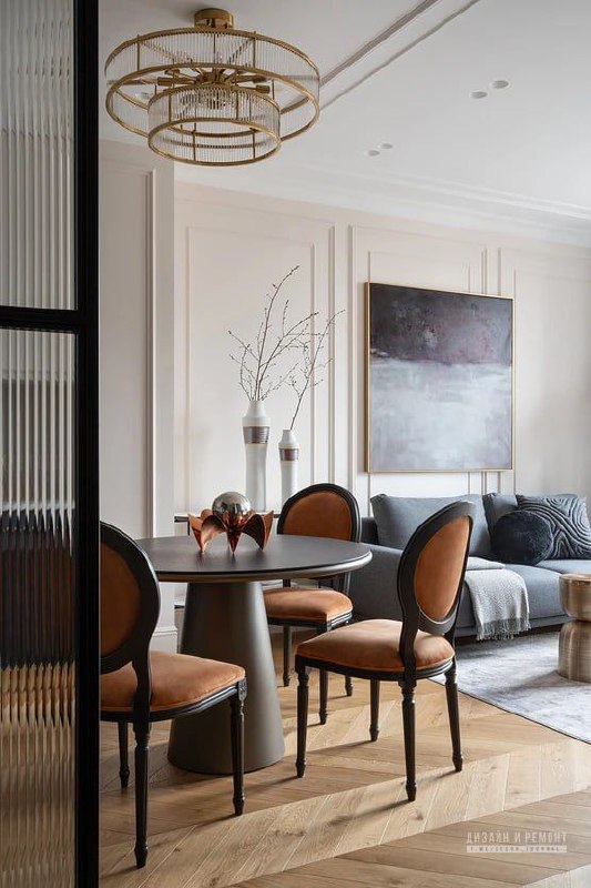 Квартира 50 м Планировку почти не меняли лишь перенесли вход в спальню из прихожей в гостиную так она стала приватнее, а в коридоре появилось место... - изображение 3 - прихожей, дизайн, квартира