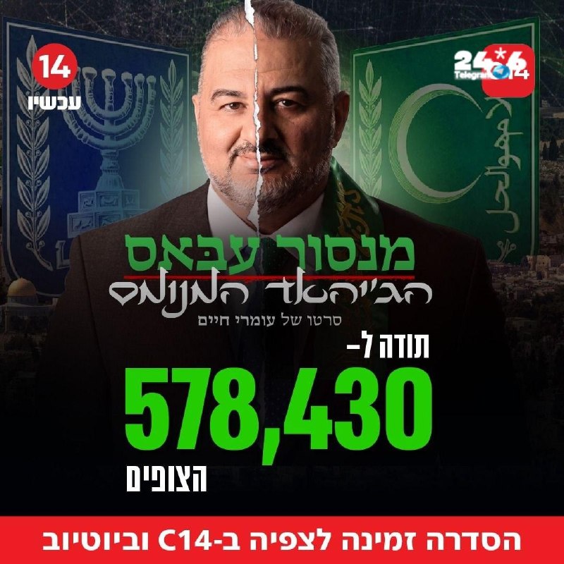 🇮🇱 הסרט "הג'יהאד המנומס" זמין לצפייה: פרק 1 -. פרק 2 -.