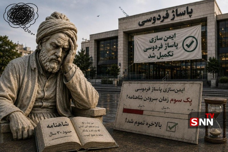 SNN.ir|خبرگزاری دانشجو: 🔴 پاساژ فردوسی پس از ۱۰ سال ایمن شد 🔸پاساژ فردوسی پس از حدود ۱۰ سال انتظار و پیگیری، سرانجام ایمنسازی شد؛ زمانی معادل ت