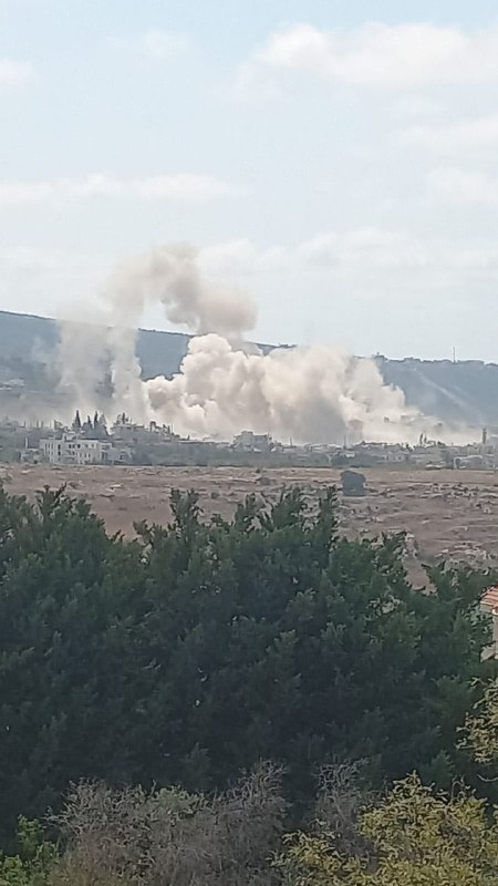إسرائيل تواصل قصف بلدة المنصوري جنوب لبنان