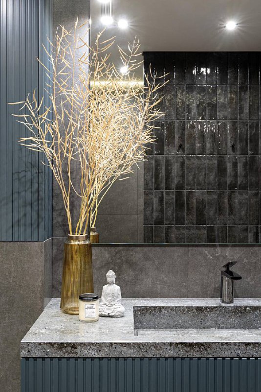 Сенсорный минимализм в Казани квартира для молодой пары. В этом проекте дизайнер переосмыслил тренд на минимализм и умеренность, добавив в простран... - изображение 8 - минимализм, молодой, пары