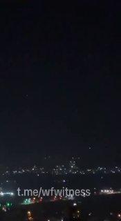 ️🇯🇴🇮🇷 צילומים המציגים טילים בליסטיים איראניים מעל עמאן, ירדן לפני כמה רגעים.