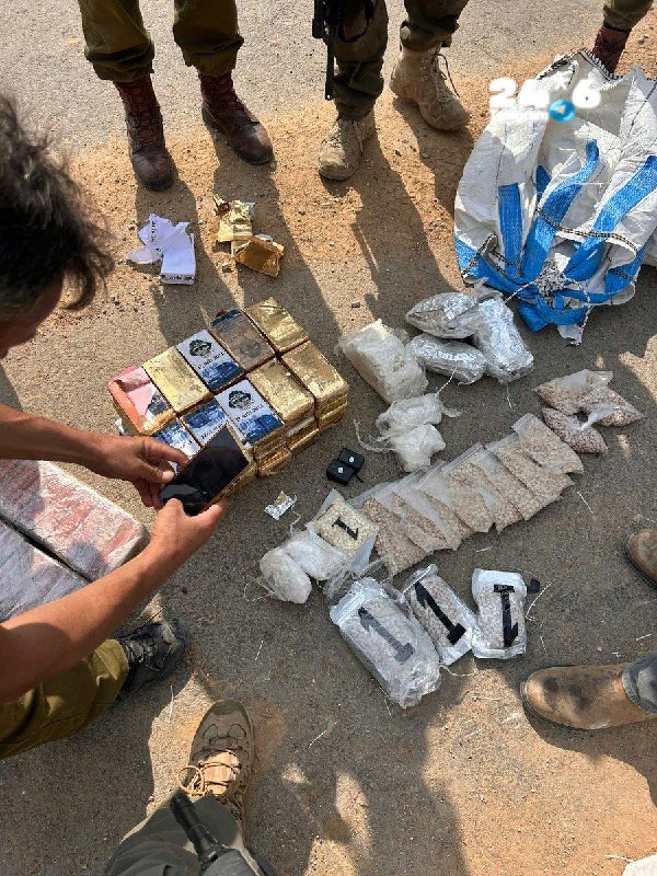 🇮🇱 קפטגון וחשיש: מוקדם יותר הבוקר, לוחמינו לכדו רחפן שניסה להבריח סמים לרצועת עזה.