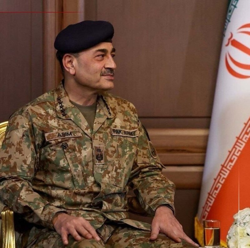 تَلخندسیاسی اجتماعی: 📛عاصم منیر راهی ایران شد فیلد مارشال سید عاصم منیر فرمانده ارتش پاکستان برای دیدار با مقامهای بلندپایه جمهوری اسلامی ای