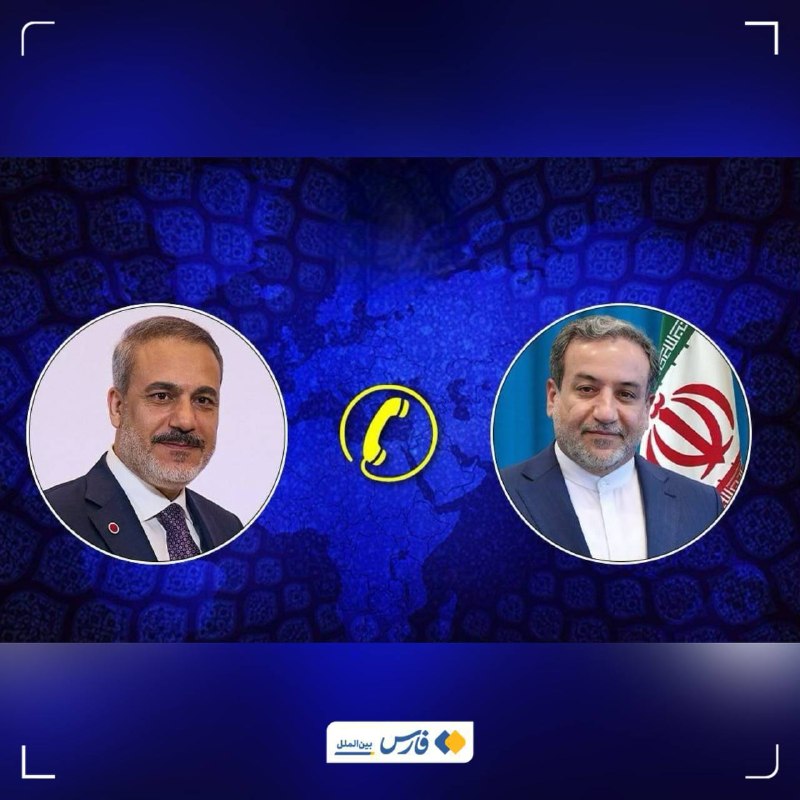 فارس بین‌الملل و سیاست خارجی: تماس تلفنی وزیر خارجه ترکیه با عراقچی🔹وزیر امور خارجه امشب در تماس تلفنی همتای ترکیه‌ای ضمن تشریح آخرین وضعیت گفت‌وگوهای