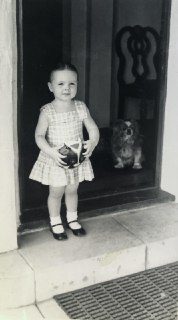 Visiting my grandmother with my cat purse in hand, 1957 @pfff_history **Commen...