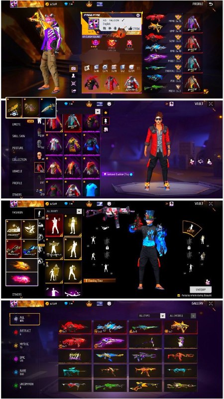 دنیای اکانت فری فایر freefire: 16700. Gh