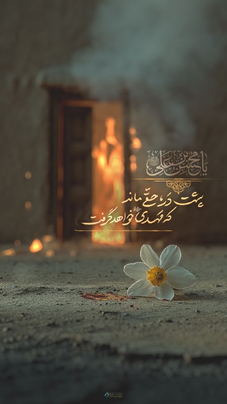 🔷🔹 فقط امام زمان 🔹🔷: 🔷🔹فقط امام زمان 🔹🔷#مولای‌غریبم‌العجل السلام علیک یَا صَاحِبَ الزَّمان (عجل الله فرجه ) از پشت در،ناله‌ای رسید: «ولدي مهد