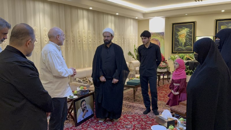🔸 The Speaker of the Parliament met with the families of Kildan Ali and Morteza Larijani;