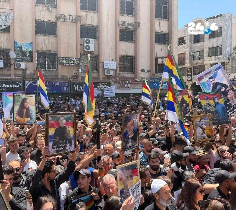 🇮🇱 הדרוזים בסוידא ציינו את יום השנה לטבח. בדרום סוריה, הדרוזים בסוידא ציינו היום את יום השנה לאירועים שבה…