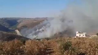 🚨הכיבוש הצית את עושר היער בוואדי סלוקי ובפאתי העיירה החולה במערב המדינה.