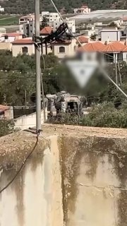 משהד הופץ המתעד את הפלת רכב צבאי כיבוש ישראלי בכניסה לכפר מסליה, דרומית לג'נין, בגדה המערבית הכבושה.