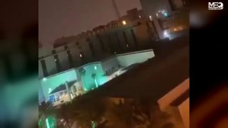 Flash: explosions heard in the Saudi capital Riyadh during the Ansarallah ballistic missile attack.