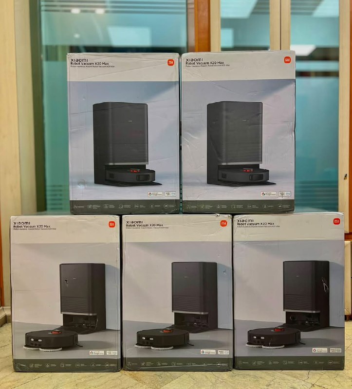تاج موبایل: Xiaomi Robot Vacuum X20 Max 🤖* 🌀 قدرت مکش: 8,000Pa* 🧹 جارو + تیکشی همزمان* 🧼 شستوشوی خودکار تیها* 🔥 شستوشوی تی با آب