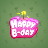 B-Day Candle #21