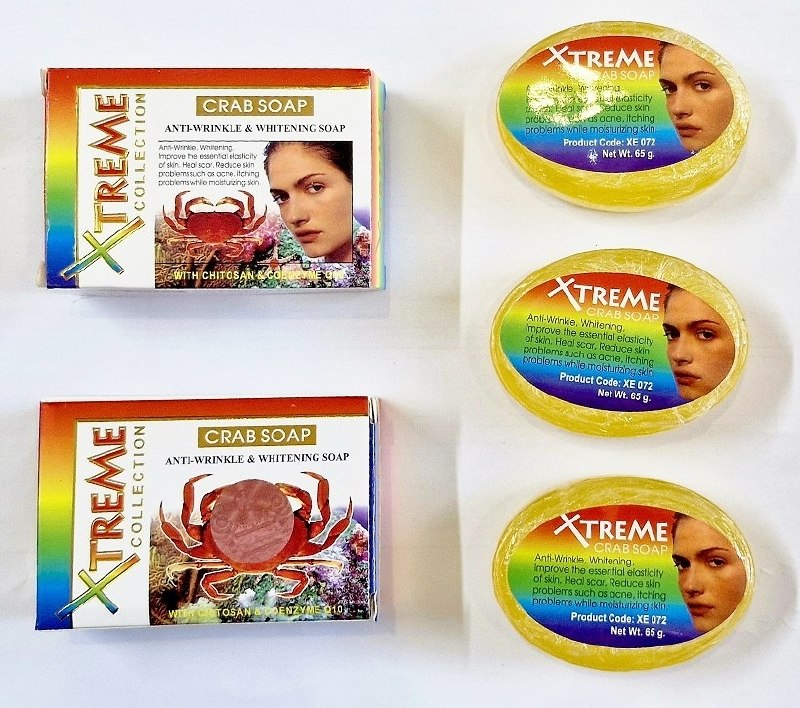 💄پخش عمده آرایشی بهداشتی تٌکتَم 133: ⚜#صابون#خرچنگ#اکستریم⚜XTERME🦀صابون خرچنگ 🦀از بین بردن جوش و جای جوش🦀جوش های زیر پوستی 🦀ضد لک آکنه 🦀از بین برنده پیری و چ