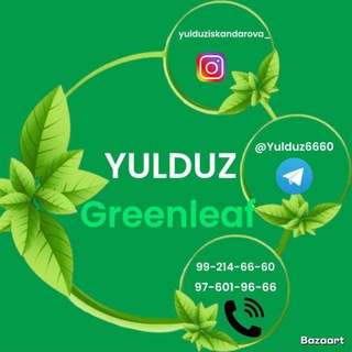 Greenleaf eco maxsulotlari zararsiz va ximikatlarsiz Aziz ayollarimiz uchun eng zõri shu yerda.
