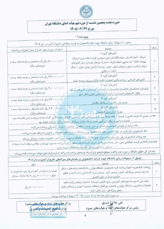 کوی‌ستان: #اعزام#بین_المللی#دانشگاه_تهران 📌قابل توجه دانشجویان متقاضی به اعزام سفرهای خارجی و همایش ها دانشگاه تهران🔰طبق مصوبه مور