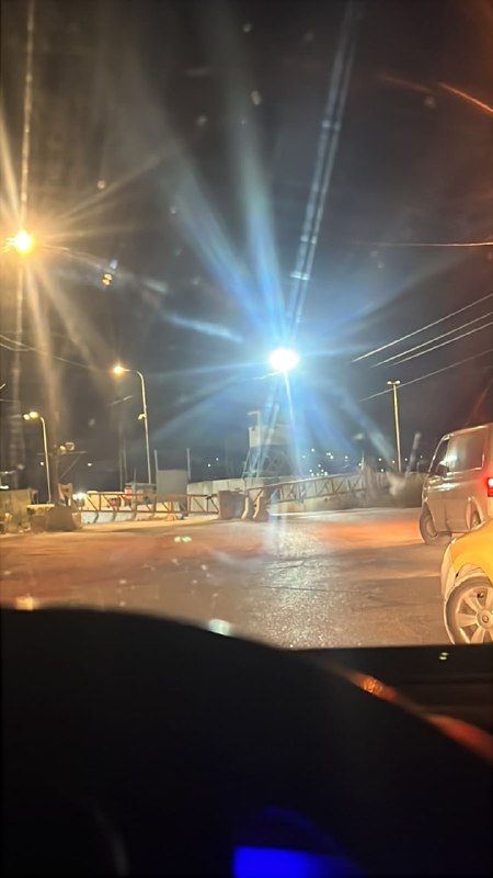 נסגרו שערי מחסום עורתא מדרום לשכם