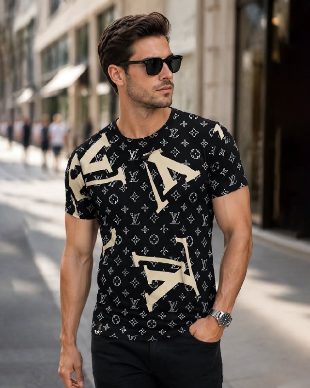 فروشگاه تخفیفی آنلاین: 🔴 تیشرت مردانه LV کد 6530✔️ جنس محصول : ملانژ کشی✔️ سایز بندی : L/XL❌ قیمت استثنایی فقط 588 ❌🛒 خرید کن ... تحویل بگیر...