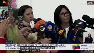 הנשיאה בפועל של ונצואלה, דלסי רודריגס, מתחה ביקורת על חזרתה של מנהיגת האופוזיציה מריה קורינה מצ'אדו למדינה…
