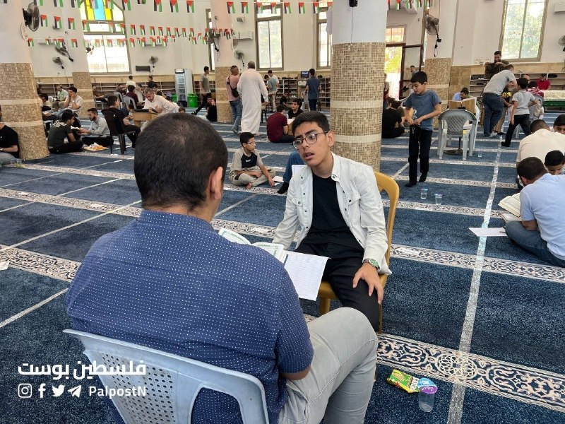 آلاف من حفّاظ القرآن يتجمعون في نابلس لتلاوة المصحف كاملاً